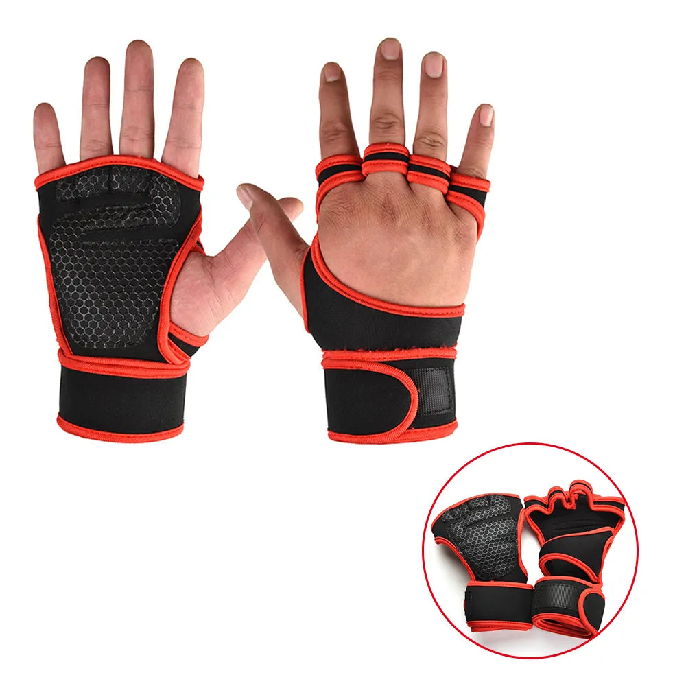 Weightlifting Training Gloves for Men Women Fitness Sports Body Building Gymnastics