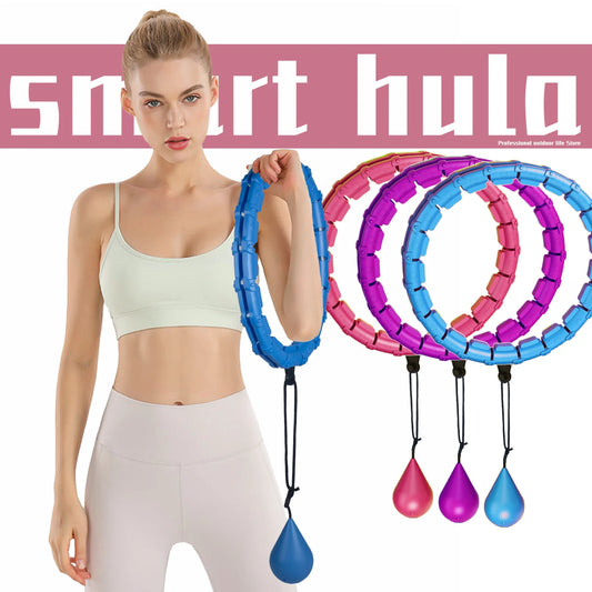 Adjustable Abdominal Waist Exercise Hoola Massage Fitness Hoop